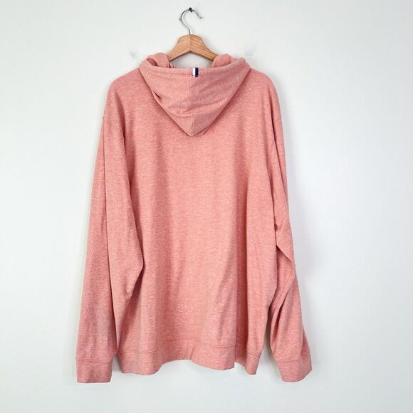 Rhoback Hesi Performance Hoodie Mens 3XL Light Orange Pullover Golf Stretch - Picture 3 of 6